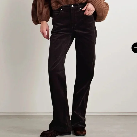 Citizens of Humanity Women's Annina High-Rise Wide-Leg Corduroy Pants brown - Picture 3 of 8